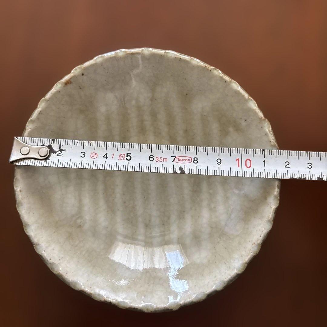 山口和声　4寸　小皿　スリップウェア　スリップウエア　4枚セット