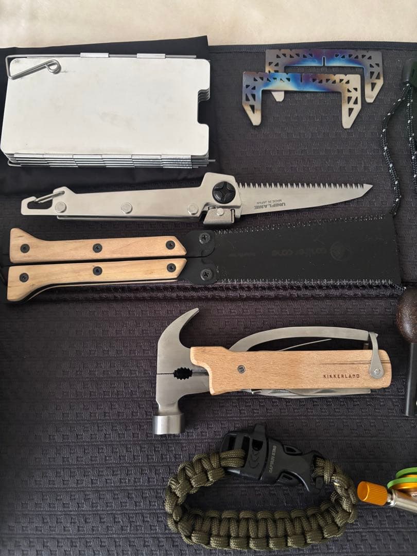 アウトドア　ツールセット　ソロキャンプ