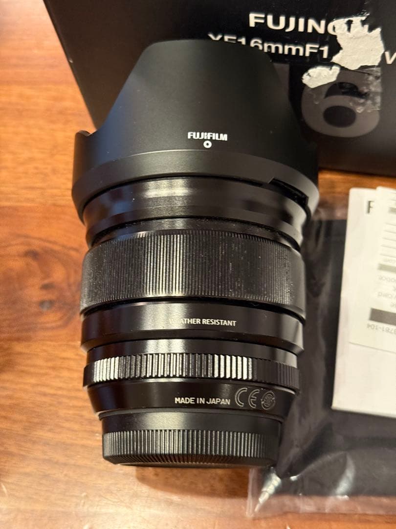 Fujinon XF16mmF1.4 R WR レンズ