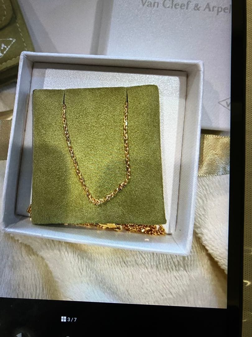 ヴァンクリーフ＆アーペル　フォルサチェーン47センチ　新品未使用　Y G