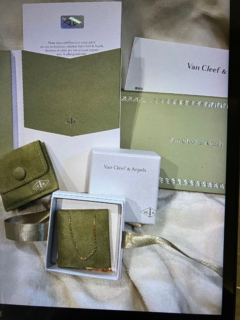 ヴァンクリーフ＆アーペル　フォルサチェーン47センチ　新品未使用　Y G