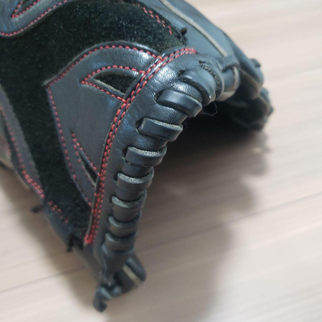 Mizuno ブラックレザーグローブ ゴールドロゴ
