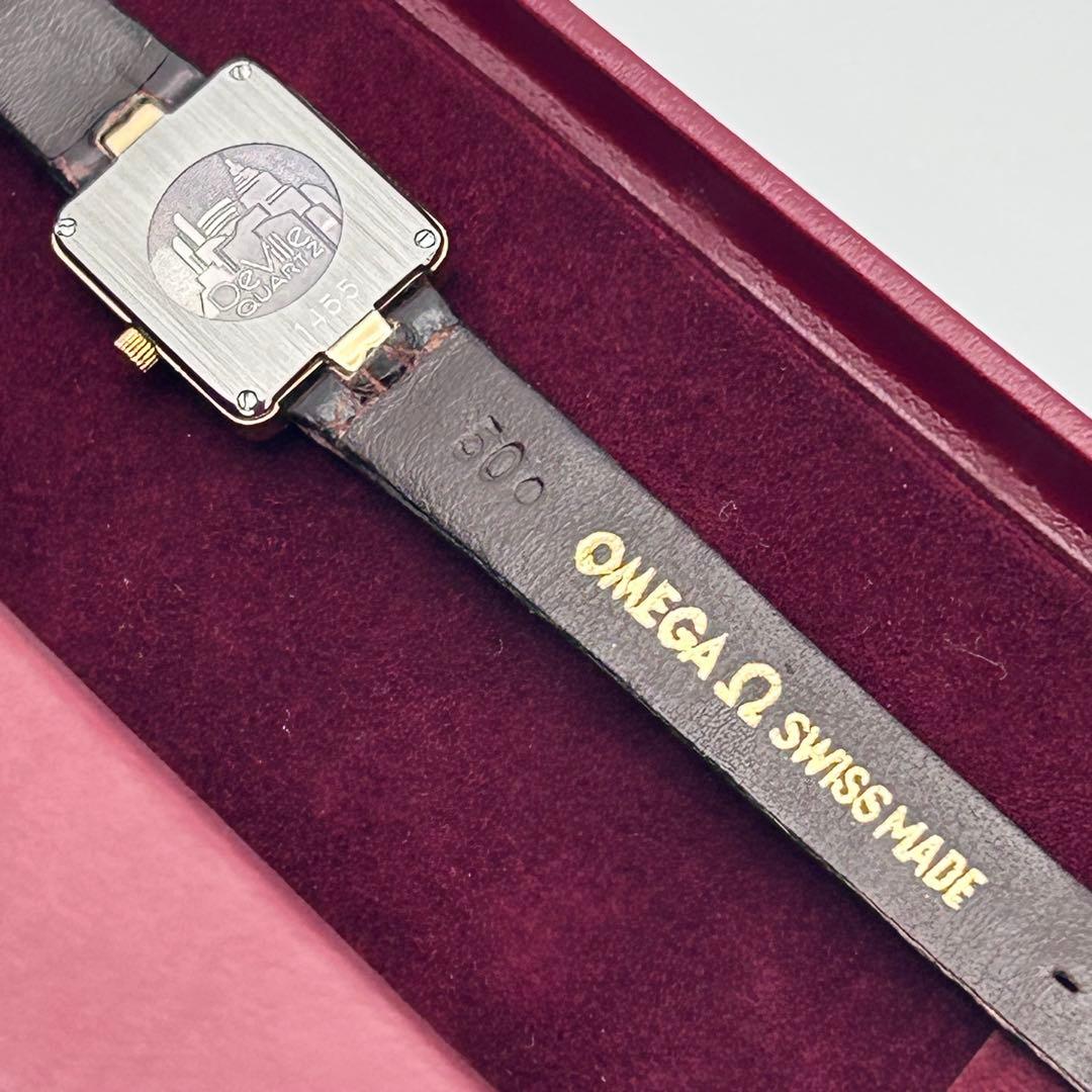 【極上美品】正規店購入 数回使用程度 専用ケースあり オメガ デヴィル クォーツ