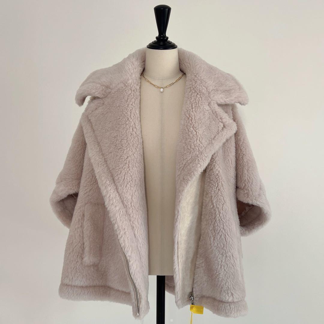 新品未使用 別注ベアポンチョジップテーラードライトベージュ