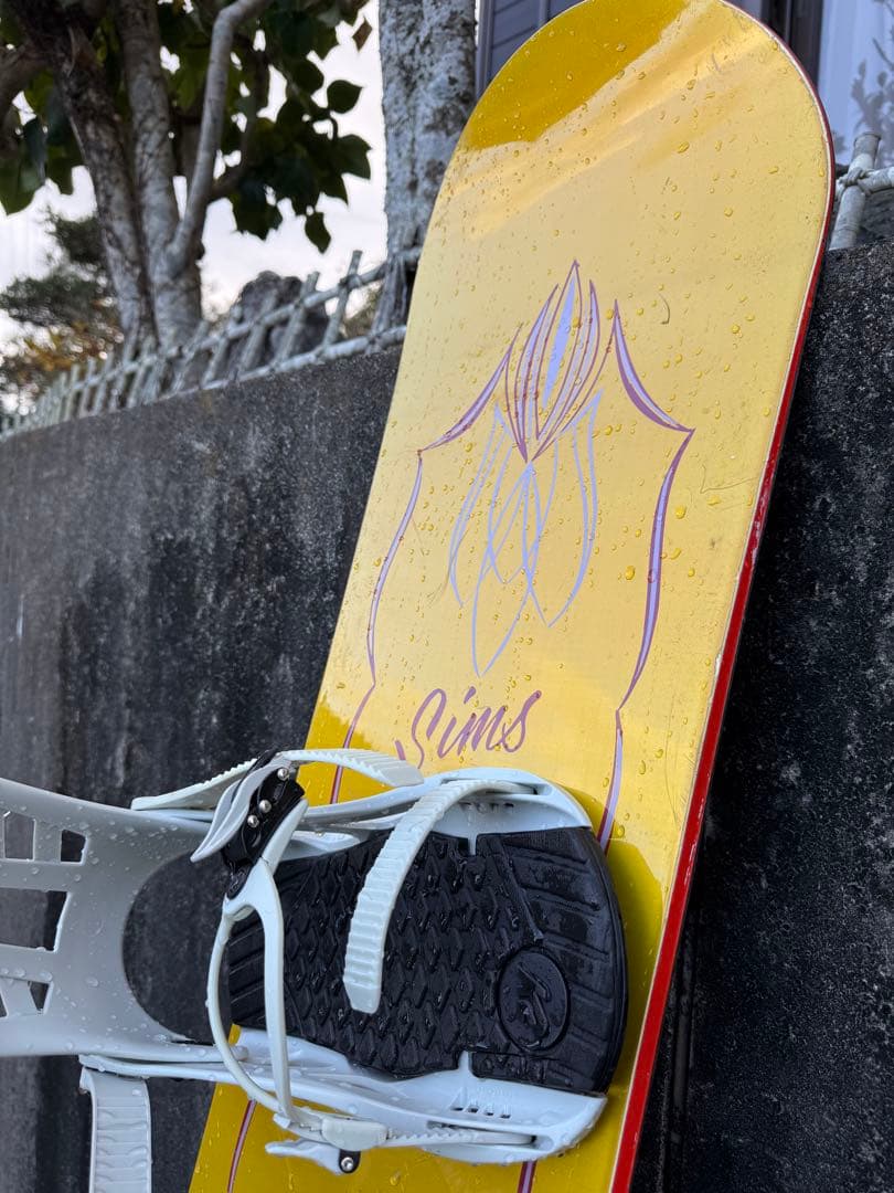 【人気セット】SIMS スノーボード 154cm × K2 ビンディング 美品