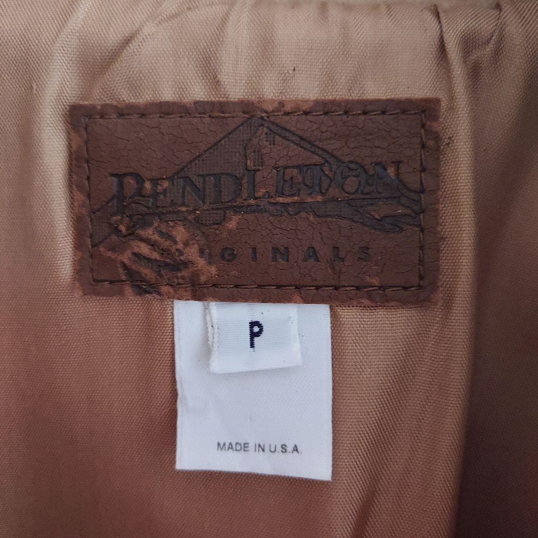 【PENDLETON】希少 ペンドルトン ネイティブ柄 ピーコート S ベージュ