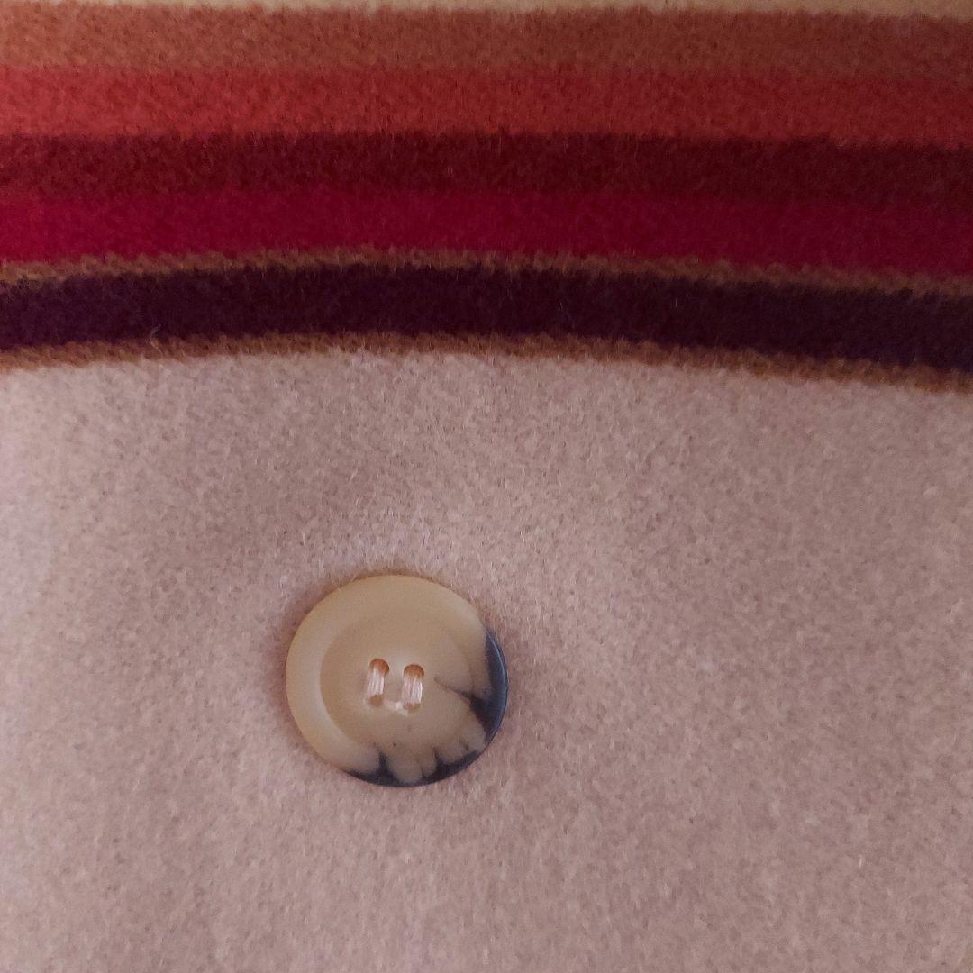 【PENDLETON】希少 ペンドルトン ネイティブ柄 ピーコート S ベージュ