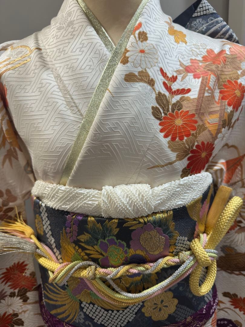 正絹　振袖　単品