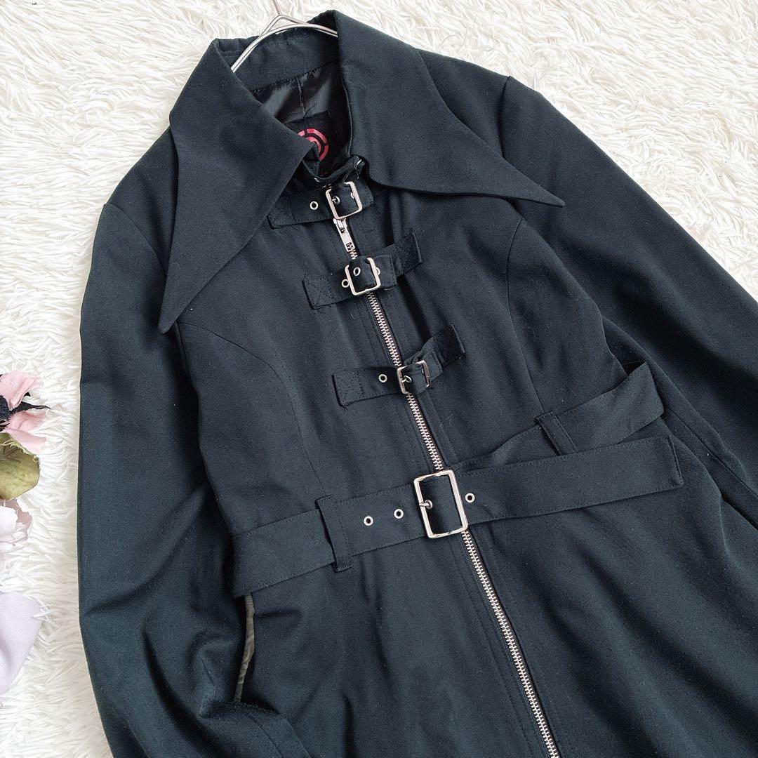 MAM maximumマムマキシマム　ベルテッドマキシワンピースジャケット