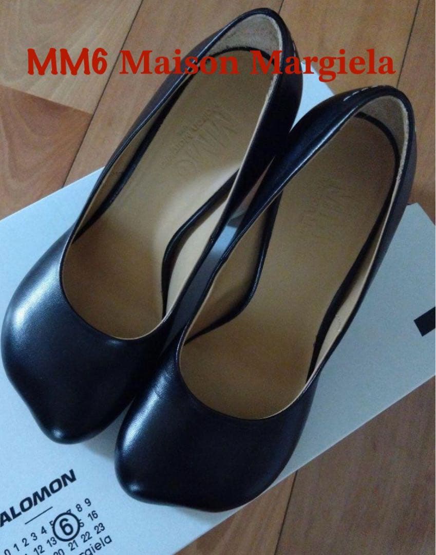 ★MM6 Maison Margiela ★ブラック マルジェラ　パンプスお洒落