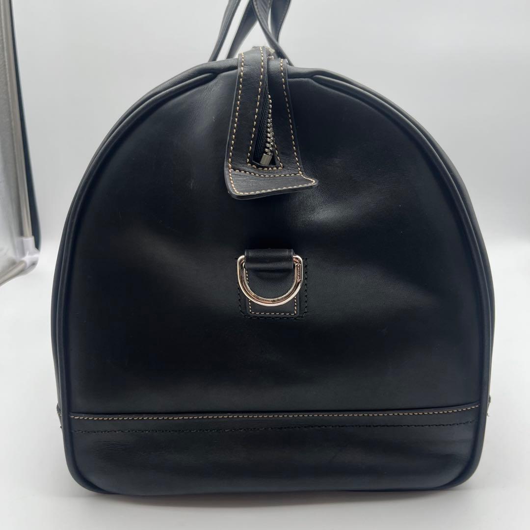 美品 コーチ 2way ボストンバッグ 旅行バッグ ブラック 黒 レザー