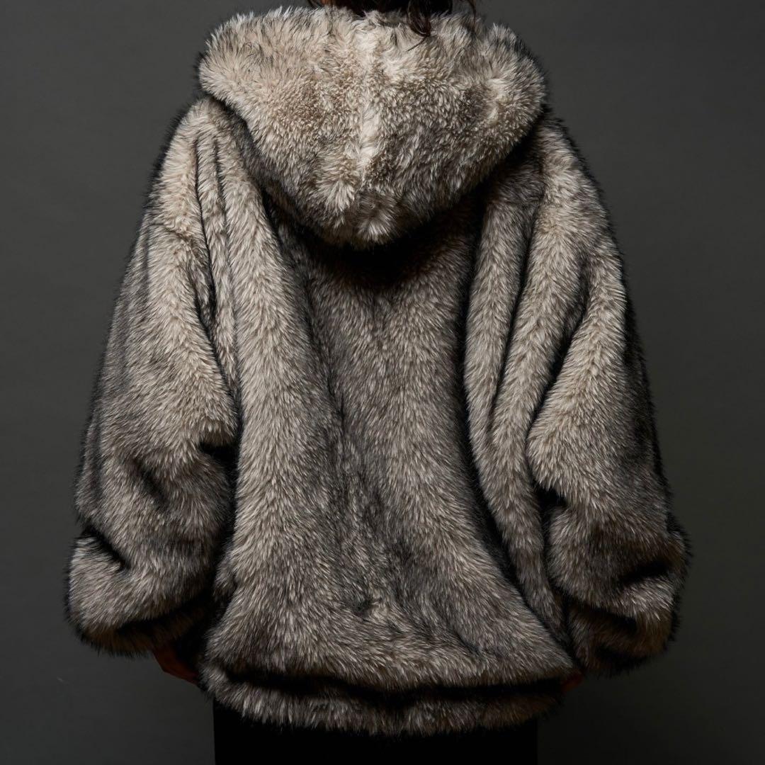 【ユニセックス】2way リバーシブルファーブルゾン