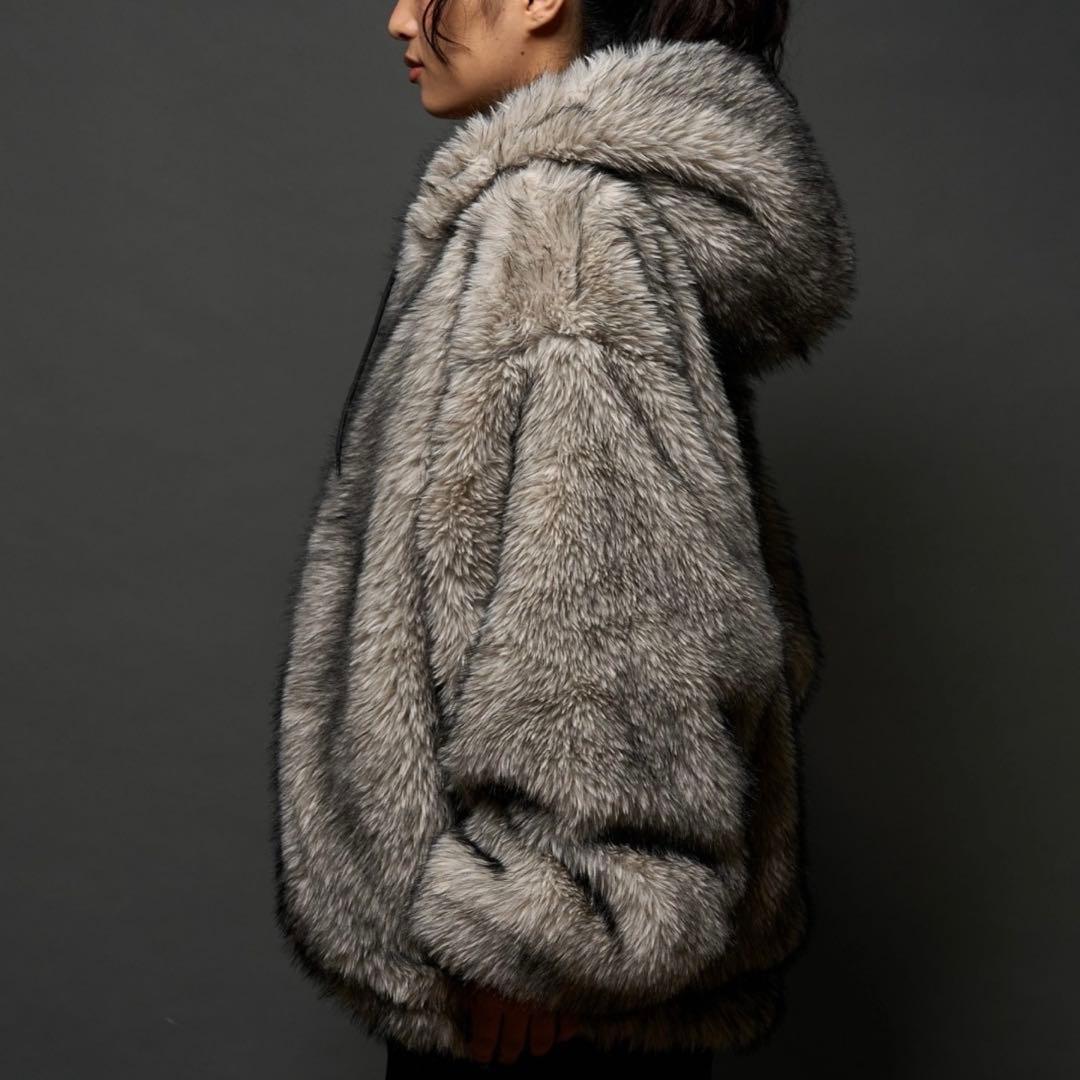 【ユニセックス】2way リバーシブルファーブルゾン