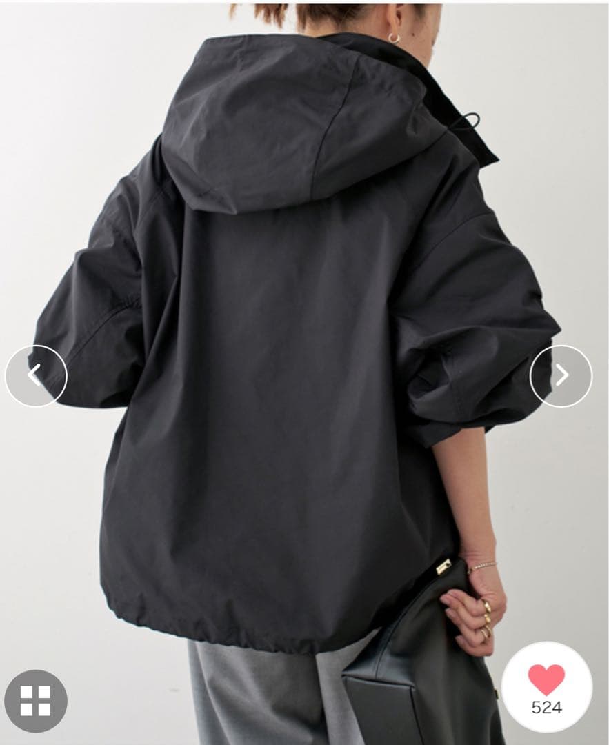 WASHED STAND ZIP ブルゾン