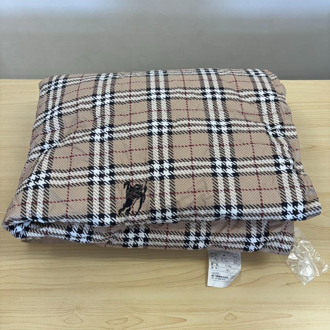 BurberryLondon 羽毛肌掛け布団 ダウンケット 寝具 インテリア