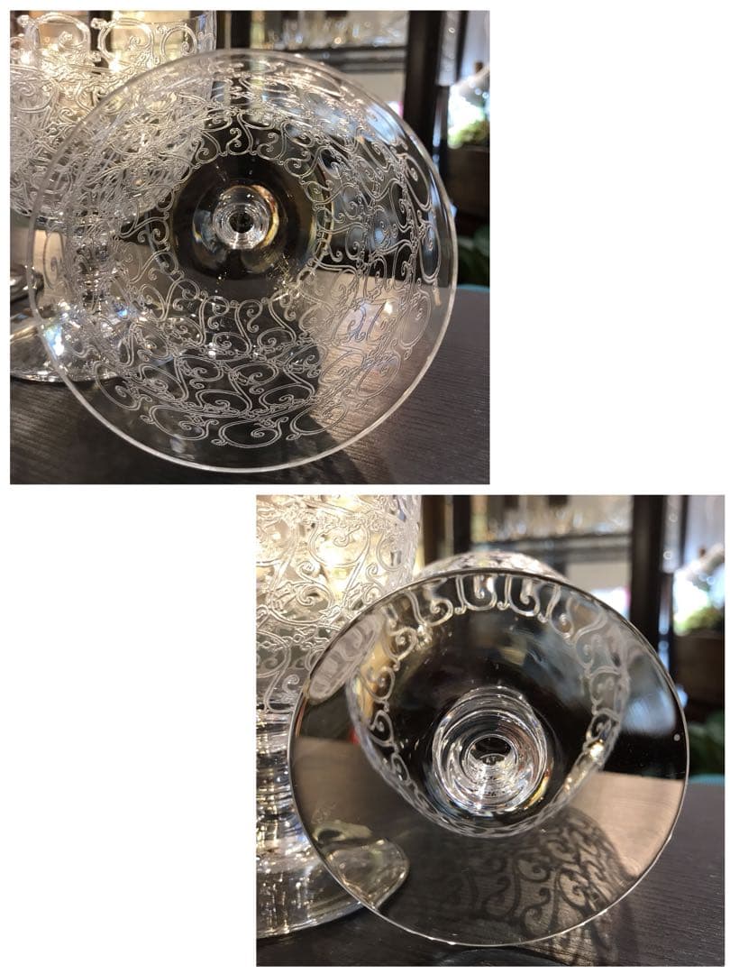 シンリサ オールドバカラBACCARATローハン水用グラス11.2cm3客