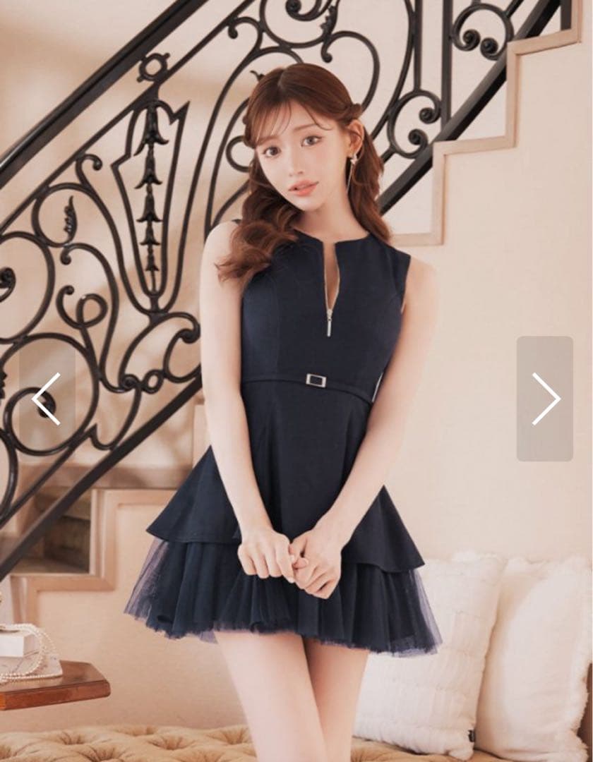 【美品】DEA. by ROBE de FLEURS チュールミニドレス