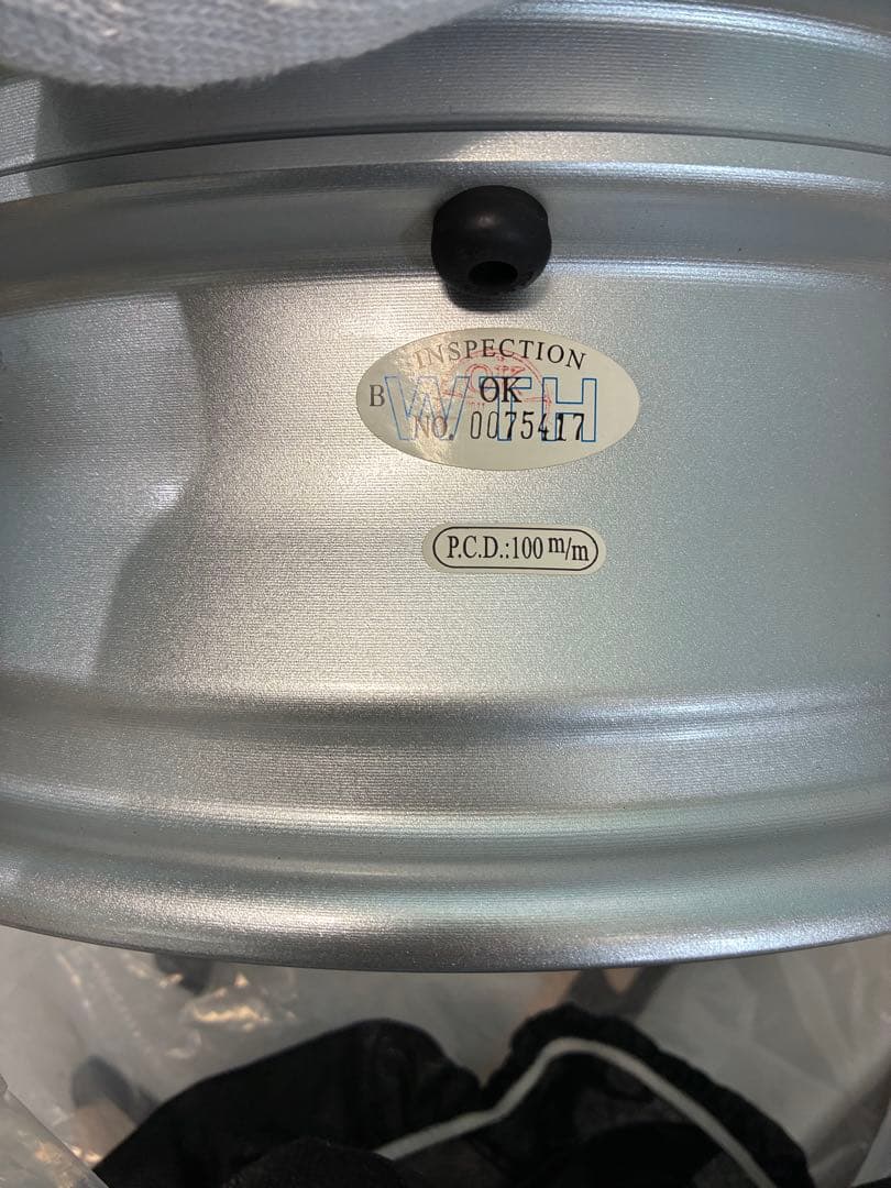 YFC製　GRASS HN ES612 14X5J シルバーホイール　4本セット