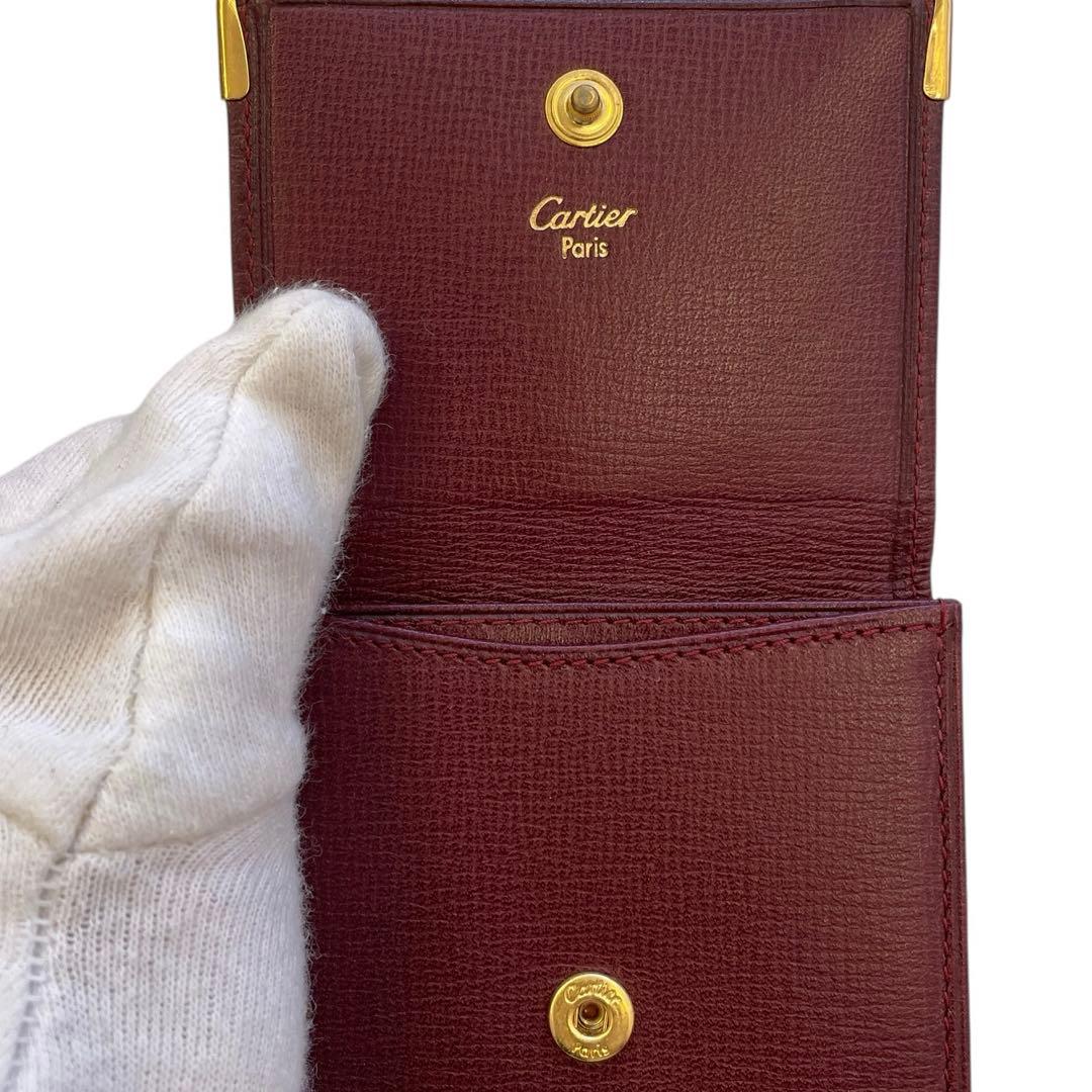 【未使用級】 カルティエ マストライン ケース カード 箱付き