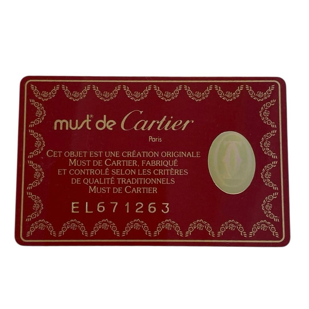 【未使用級】 カルティエ マストライン ケース カード 箱付き