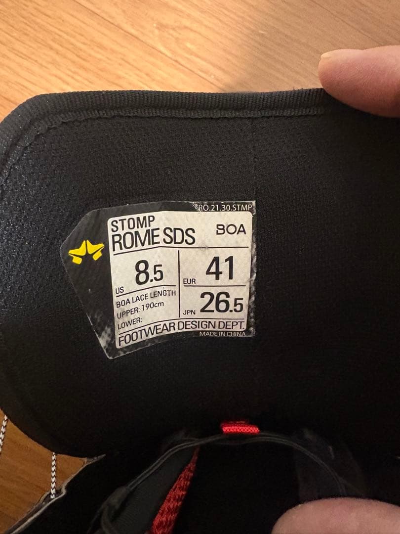 ROME スノーボードブーツ ブラック