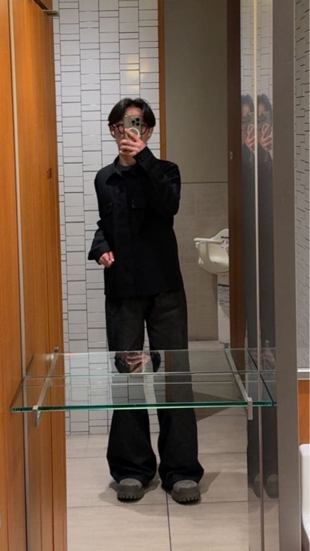 Jil Sander シャツジャケット　ブラック