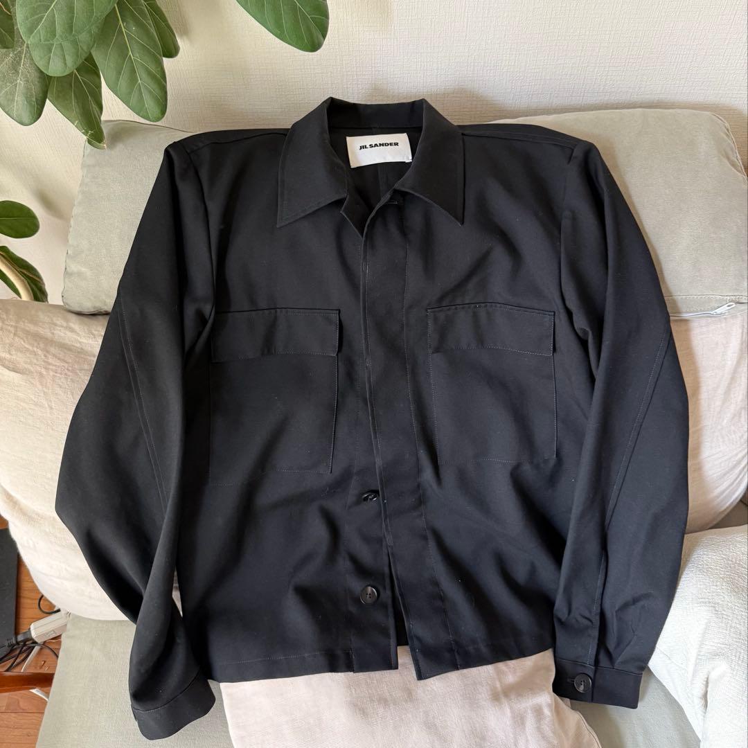 Jil Sander シャツジャケット　ブラック