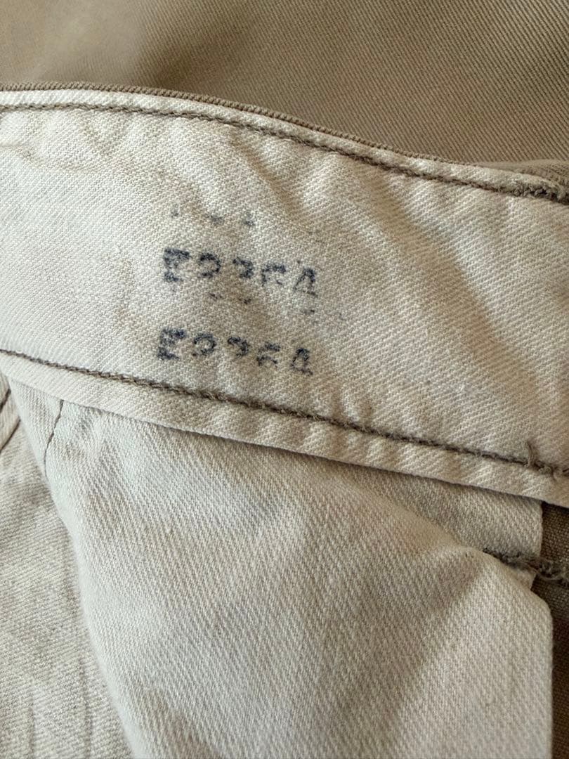 40s 当時物 M45 US ARMY 45カーキ チノ W34 L31