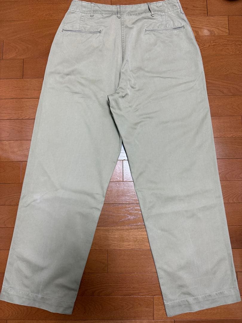 40s 当時物 M45 US ARMY 45カーキ チノ W34 L31