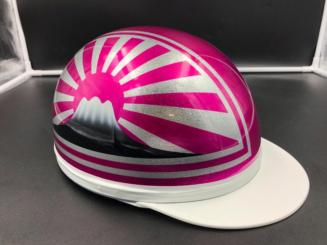 コルク半　カスタム　富士日章　マジック　キャンディピンク　ラメ　高級クリヤ