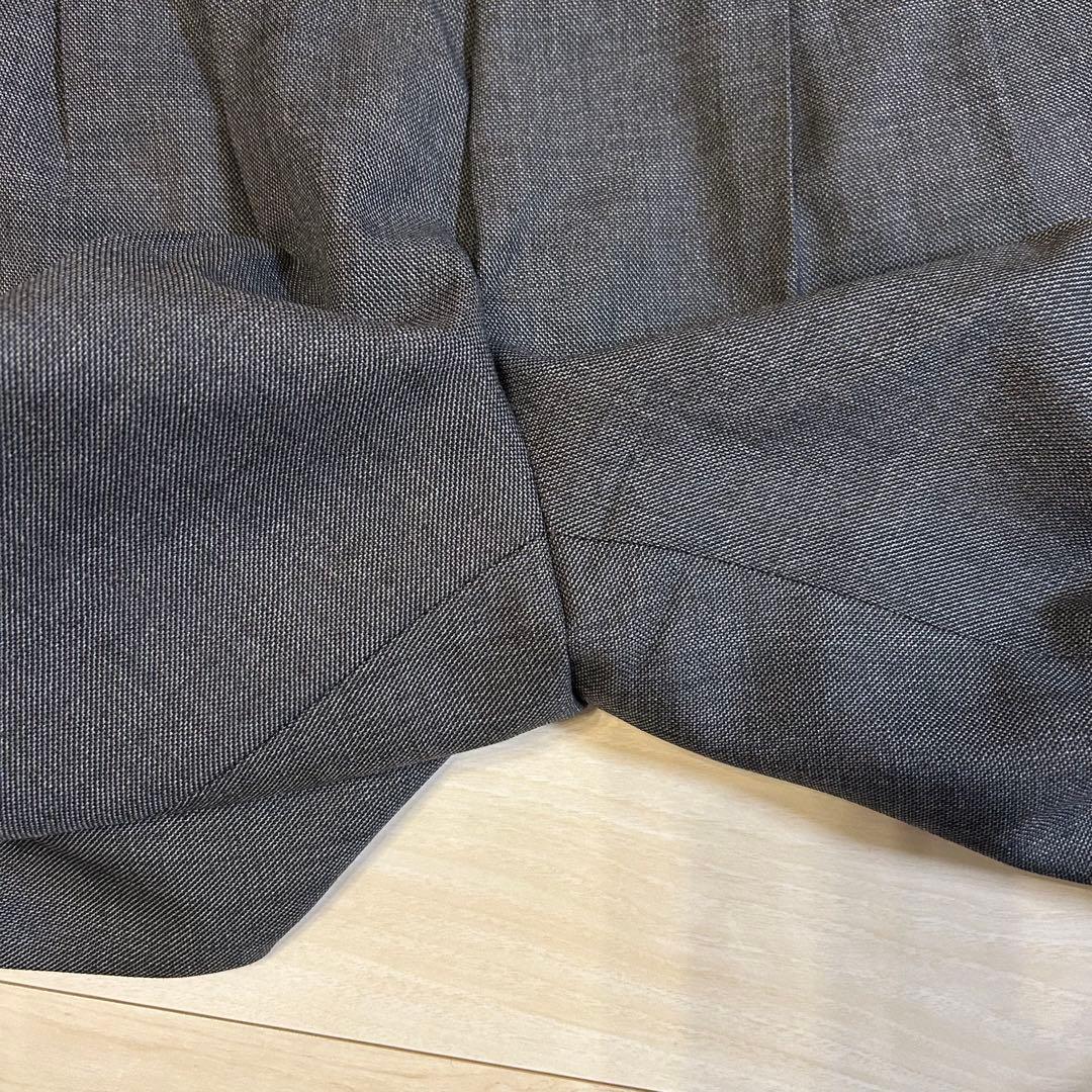 リングヂャケット スラックス グレー ウール100% サイドアジャスター 日本製