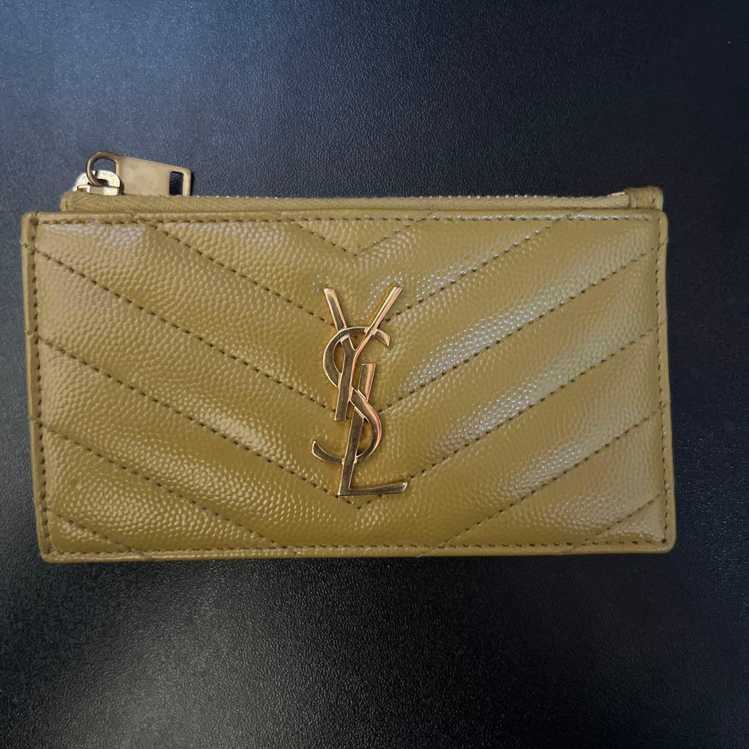 YSL オリーブグリーン キーケース