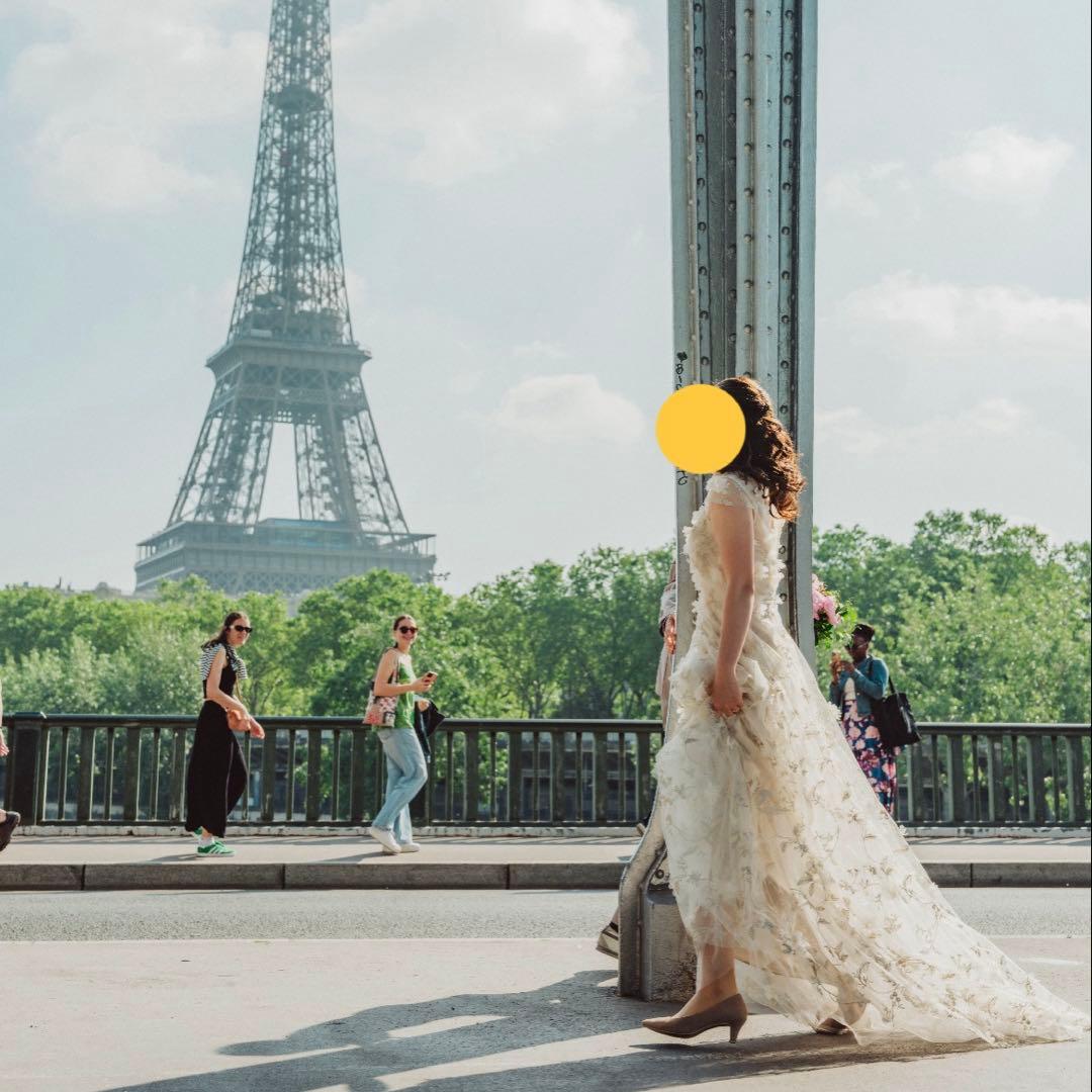 【美品】2次会ドレス/前撮りドレス　DRESS PRODUCTION:W245