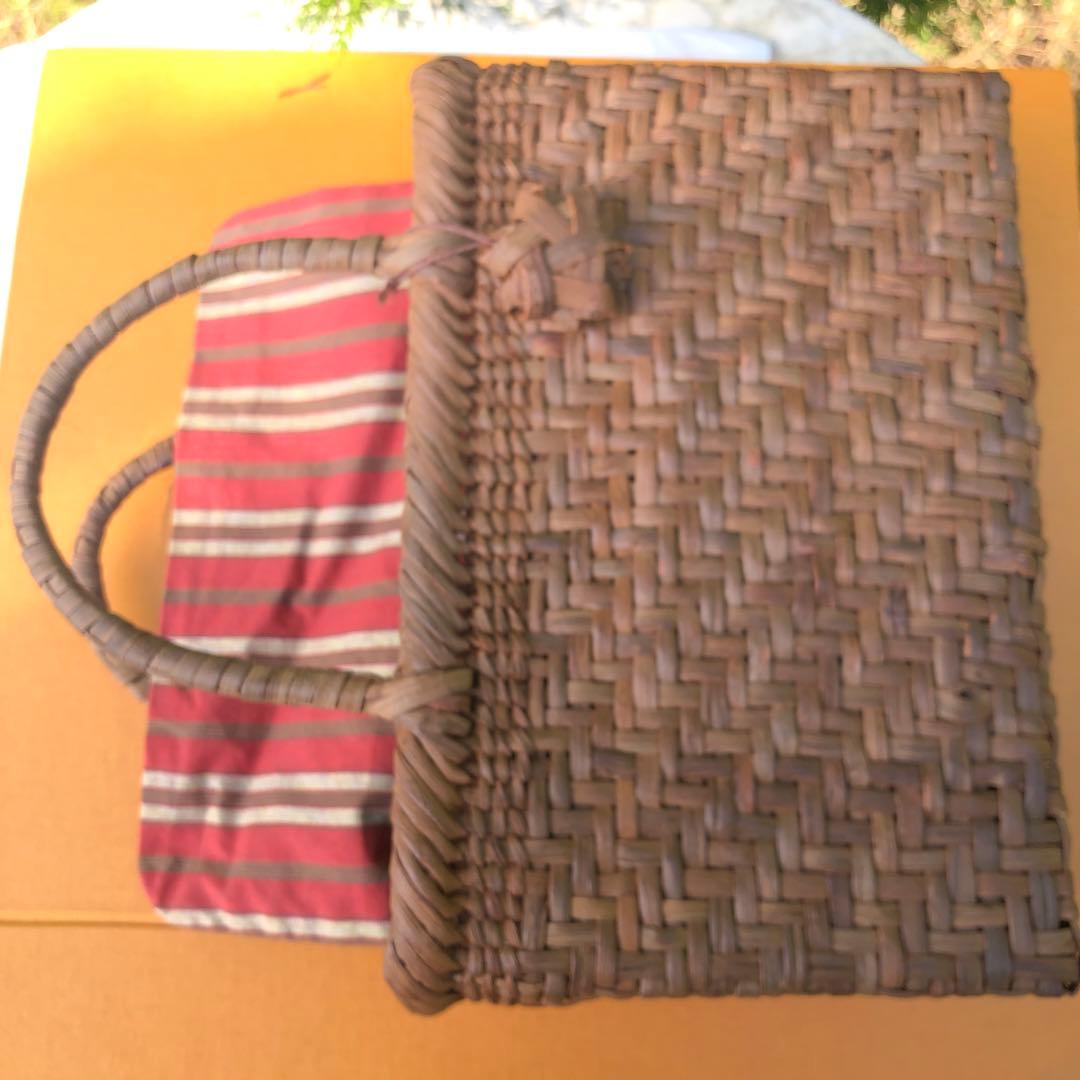 山葡萄かごバッグ　山葡萄　やまぶどう　国産　ヤマブドウ　籠