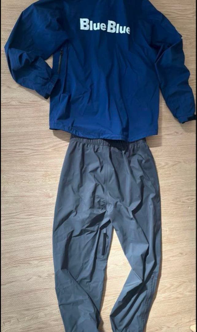 ブルーブルー　フィッシングレインウェア上下セット　Mサイズ