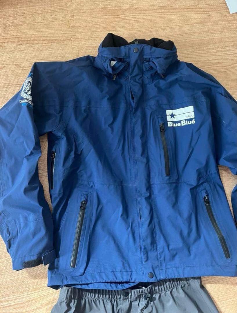 ブルーブルー　フィッシングレインウェア上下セット　Mサイズ