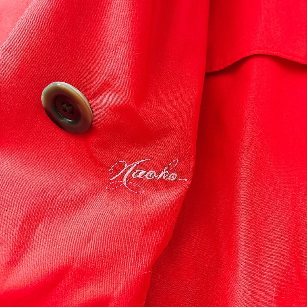 ヴィンテージ Aquascutum トレンチコート 赤 UK製 ベルト付