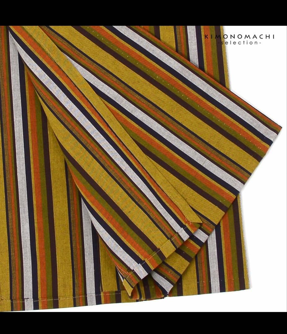 最終値下 新品未使用 KIMONOMACHI 洗える着物 三河木綿 単衣 L