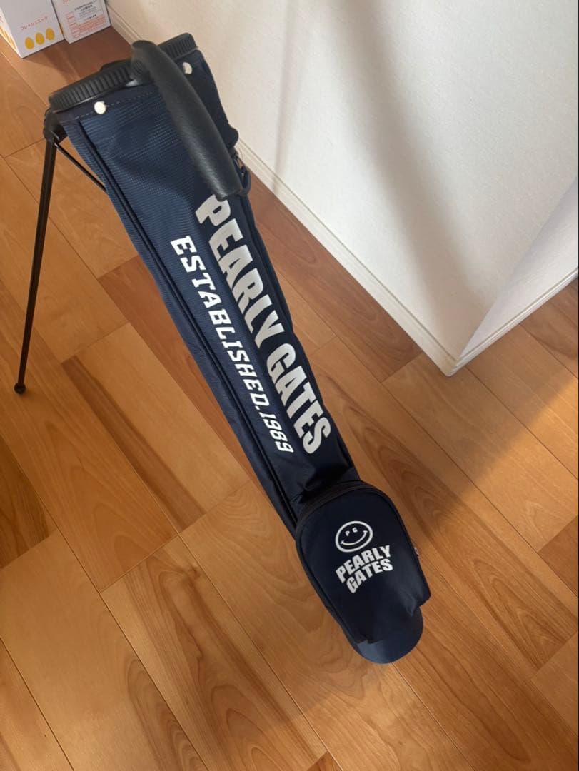 PEARLY GATES スタンドバッグ ネイビー