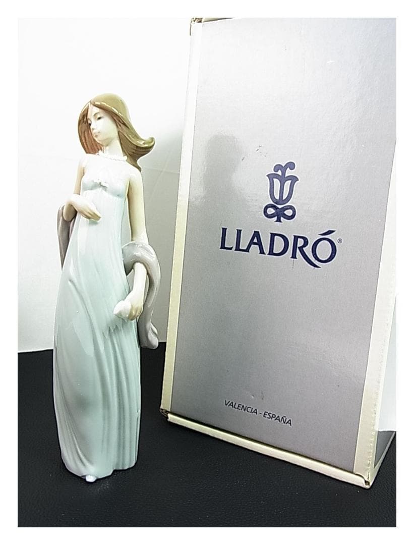 ヨシカネ様用美品LLADROリヤドロ陶器人形「少女」型番5487スペイン製