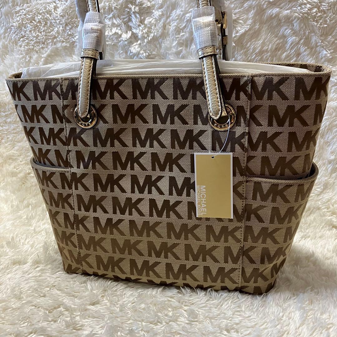 【莉子。様マイケルコース　トートバッグ　シグネチャ　JET SET チャーム