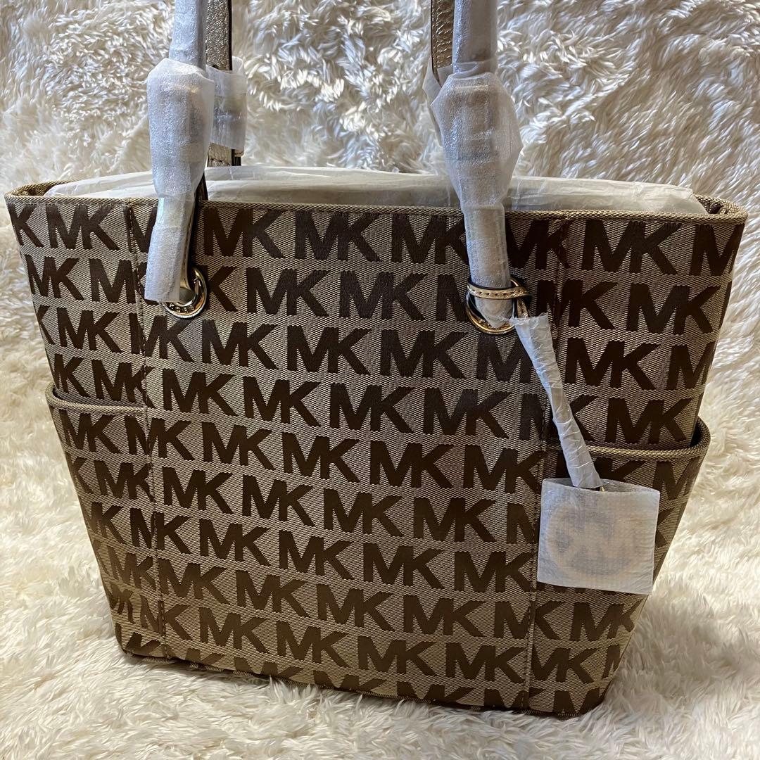 【莉子。様マイケルコース　トートバッグ　シグネチャ　JET SET チャーム