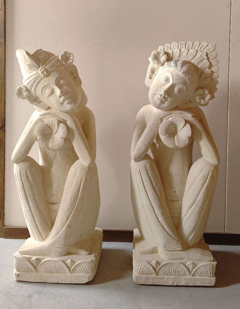 わざお　バリ島 バリニーズ 砂岩 アジアン アジアン風 石像