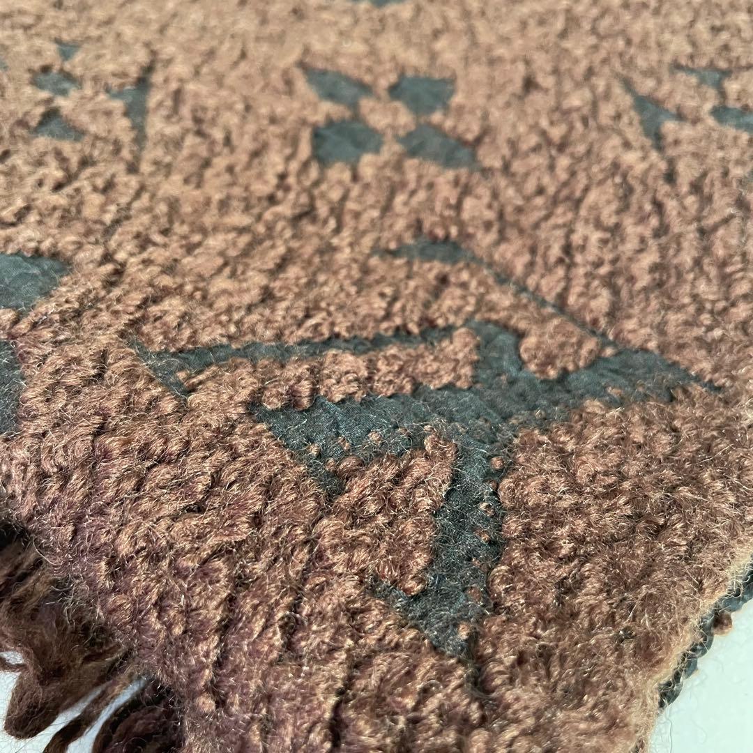 C*a様 Louis Vuitton エシャブルロゴマニア　ブラウン マフラー