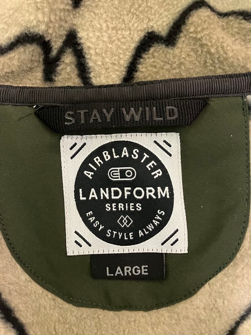 24-25 AIR BLASTER ハーフジップフリース