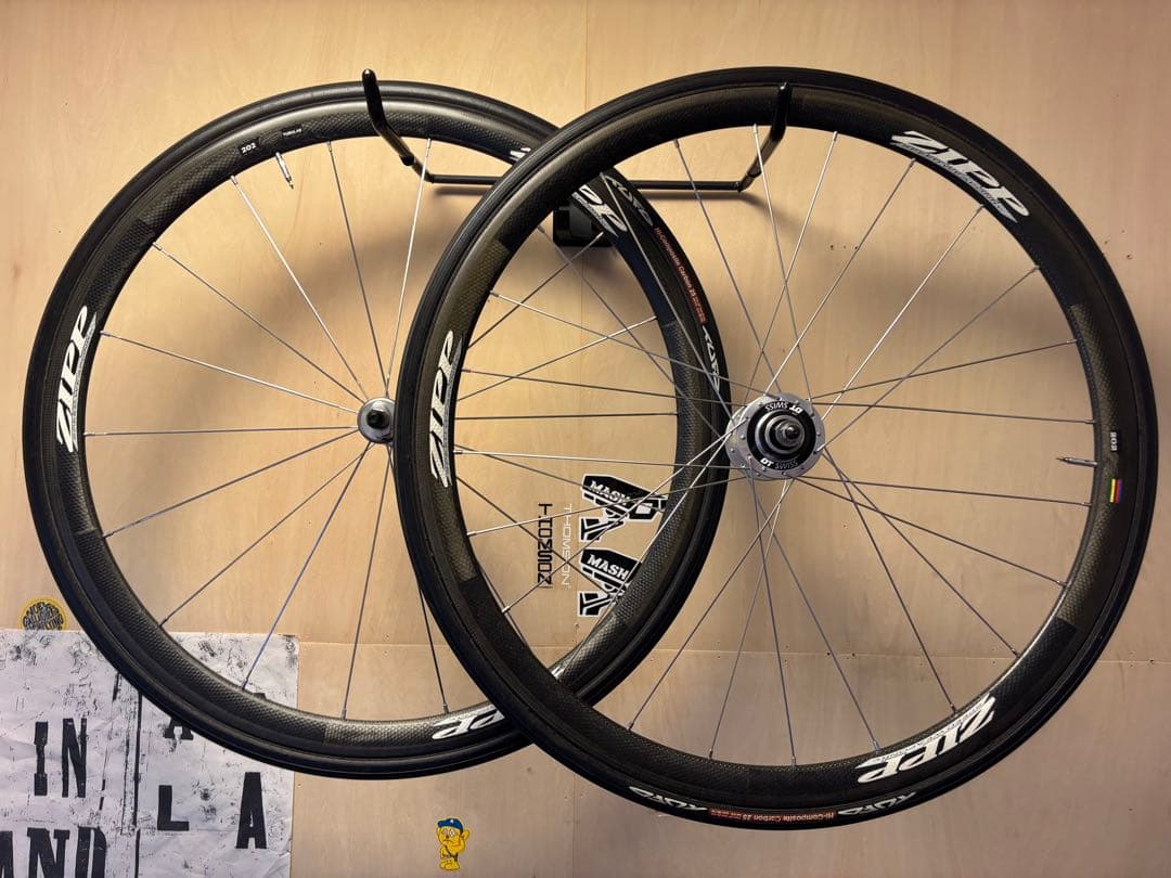 zipp 202 ピストバイク　ホイール　前後セット