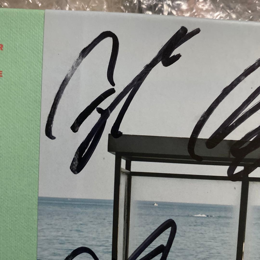 防弾少年団　サイン　直筆　グクサイントレカ付き