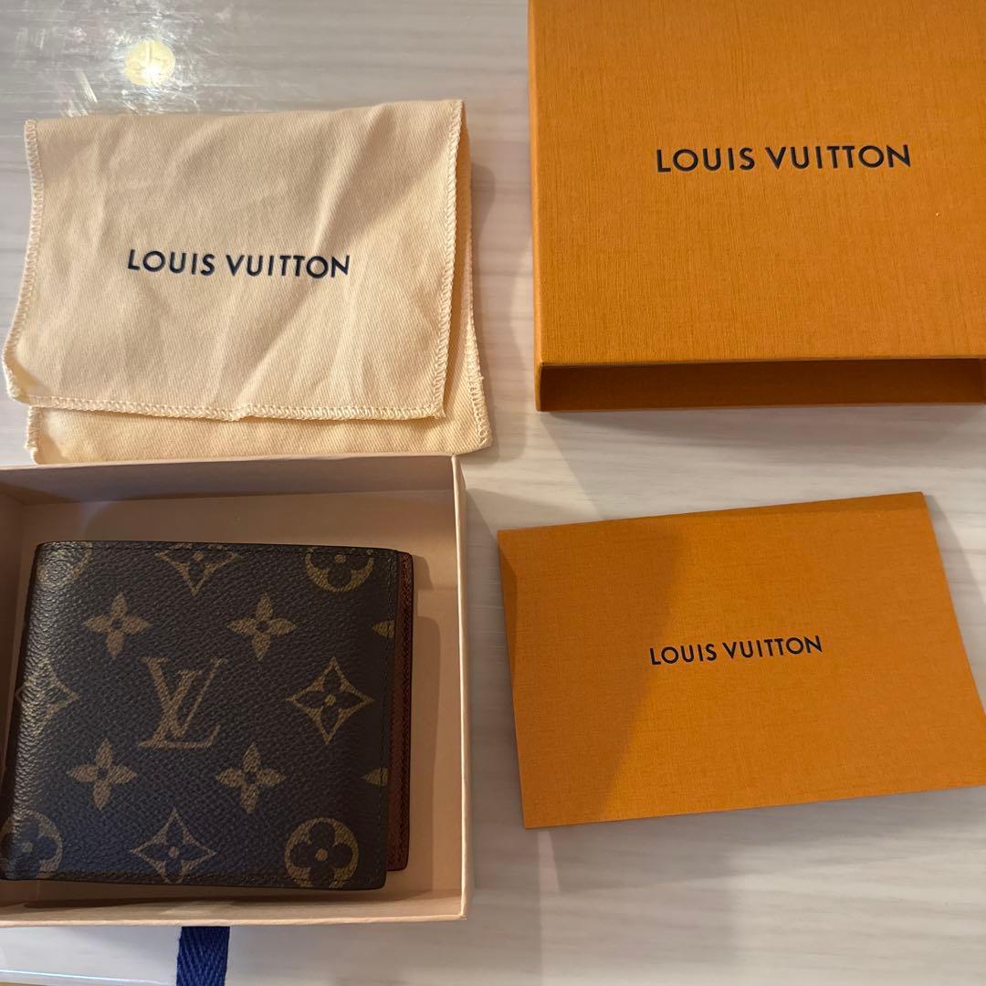 Louis Vuitton モノグラム 二つ折り財布　24時間以内発送