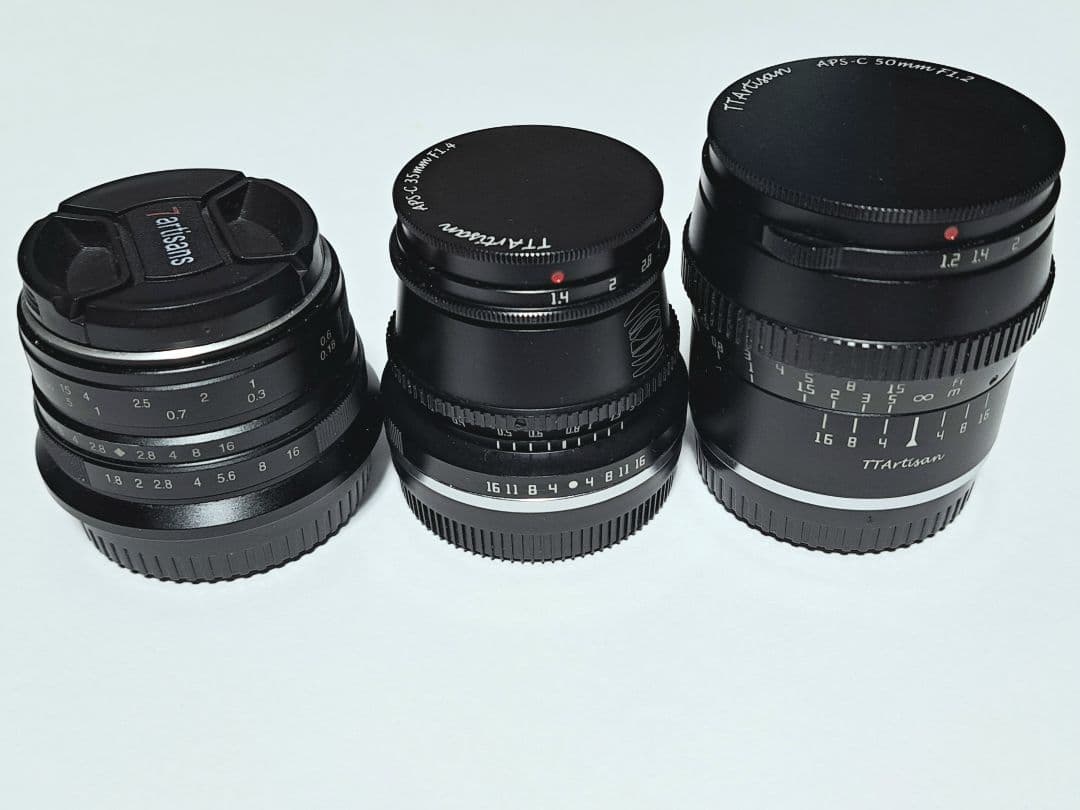 Xマウント　中華レンズ3本まとめ売り
