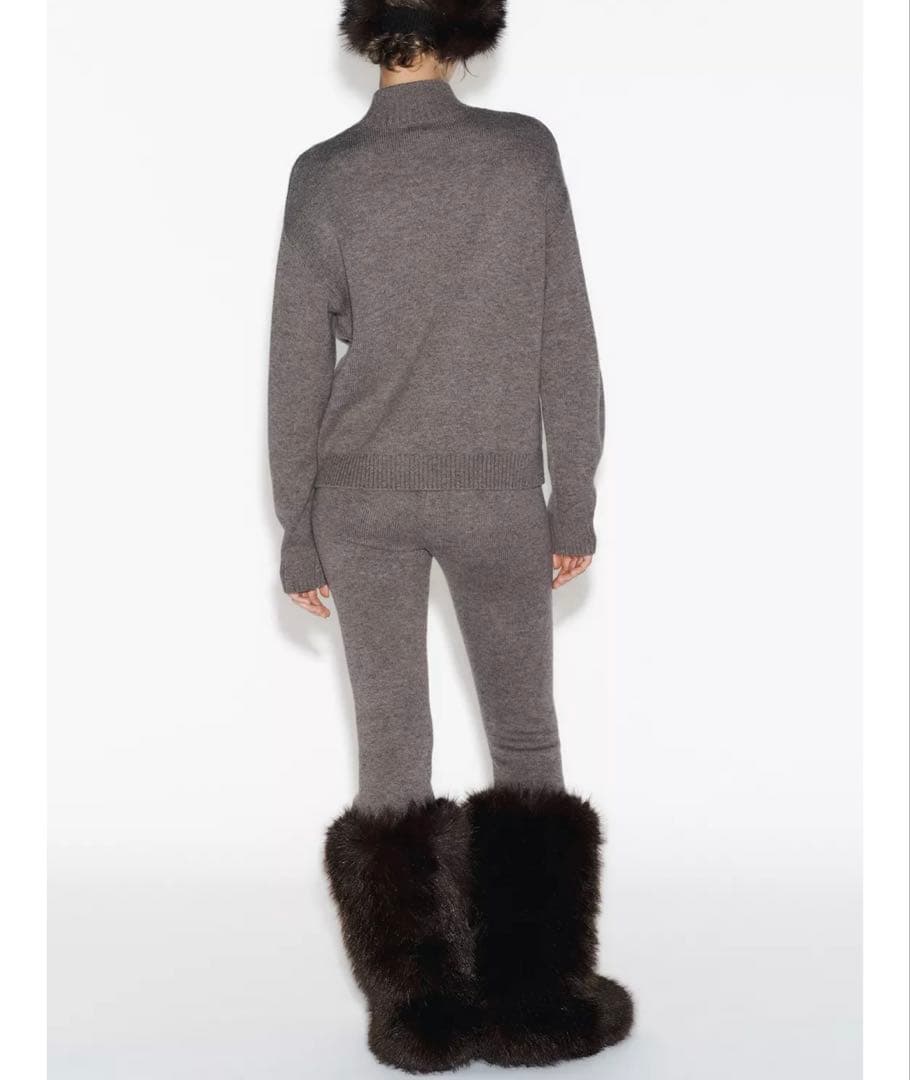 ZARA ザラ 90%ウールFLAREスキーコレクションパンツ S